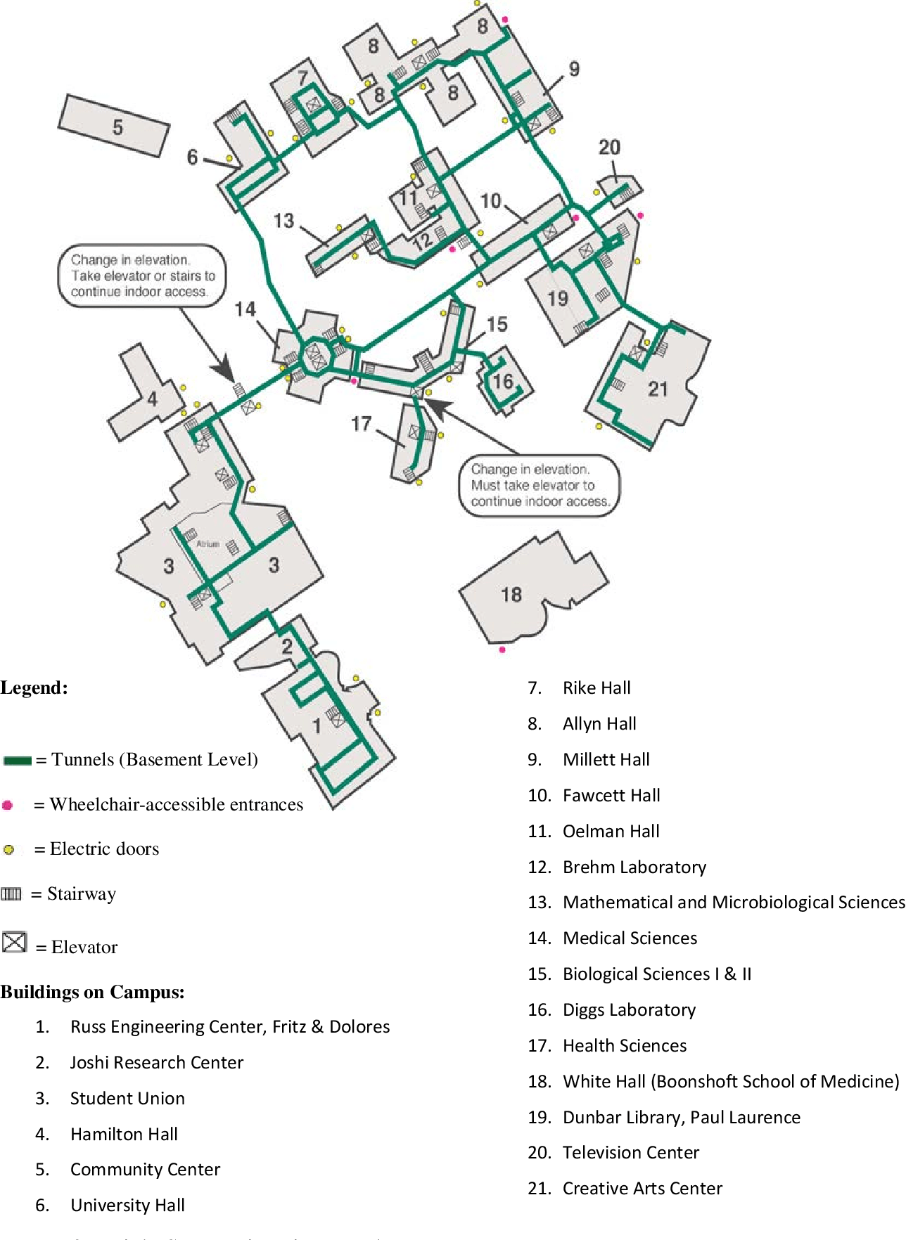 Wright State Campus Map Walkability At Wright State University | Semantic Scholar