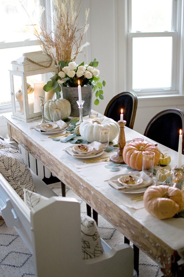 55 Beautiful Thanksgiving Table Decor Ideas DigsDigs