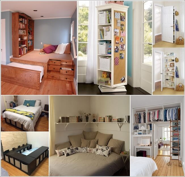 Storage Ideas for a Small Bedroom FancyDiyArt