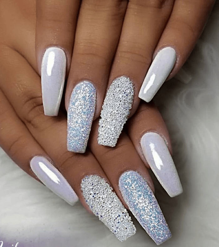 80+ Trendy White Acrylic Nails Designs Ideas To Try Page 32 of 82