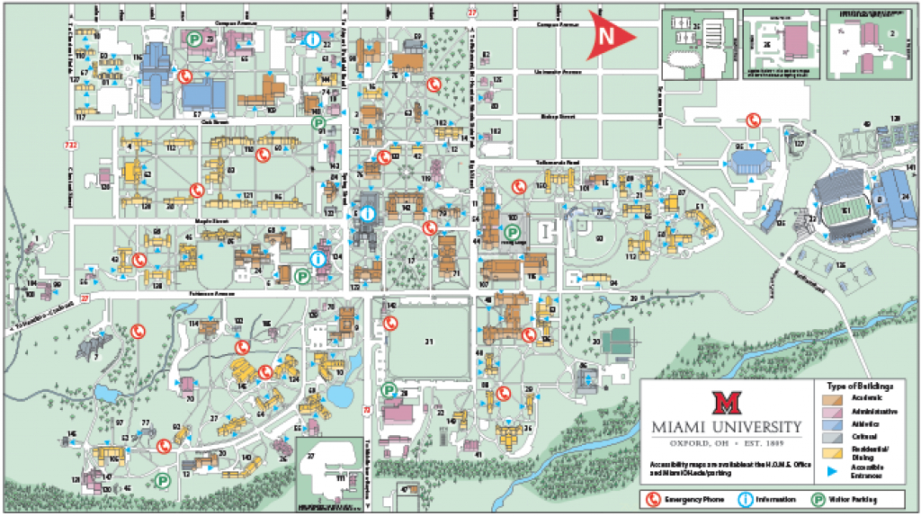 Penn State University Park Campus Map Printable Map