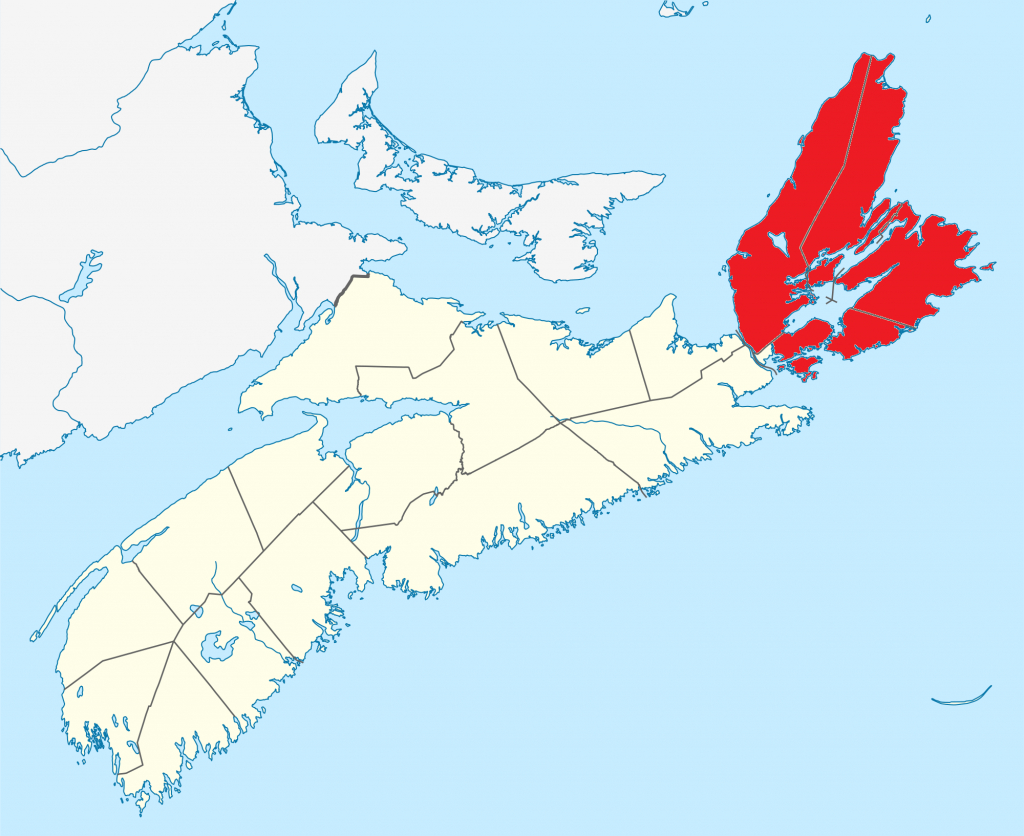 Printable Map Of Cape Breton Island Free Printable Maps