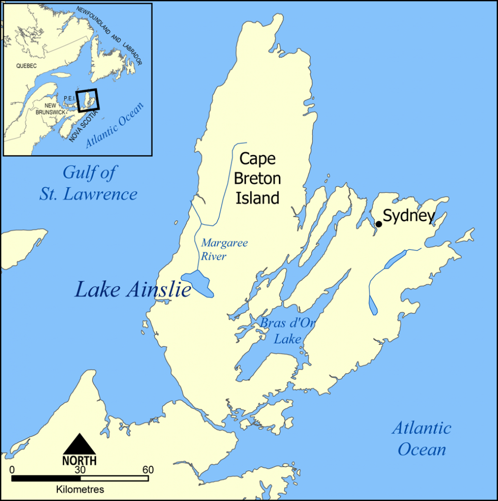 Printable Map Of Cape Breton Island Free Printable Maps