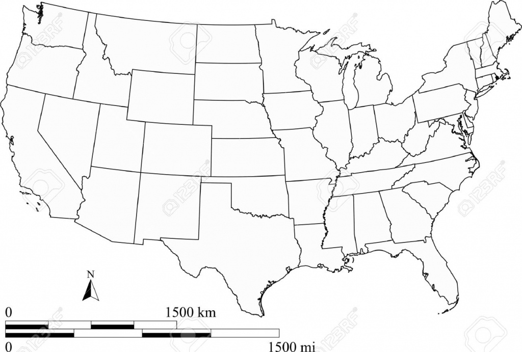 Scale Map Of The United States Printable United States Map With Scale Free Printable Maps