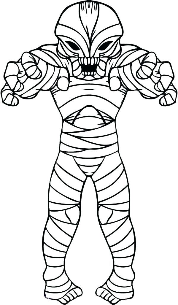 Free Printable Mummy Coloring Pages