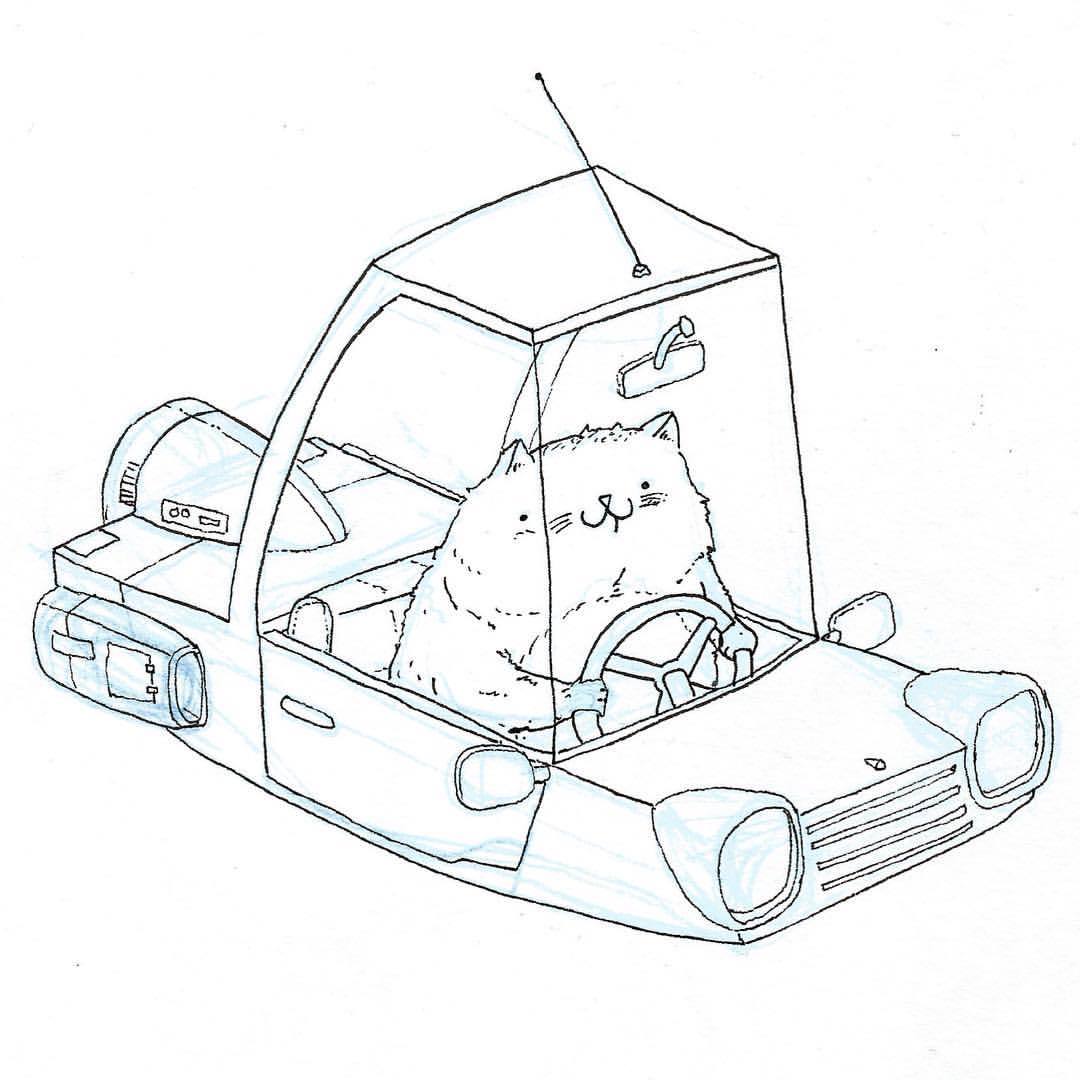 Flying Car Drawing at GetDrawings Free download