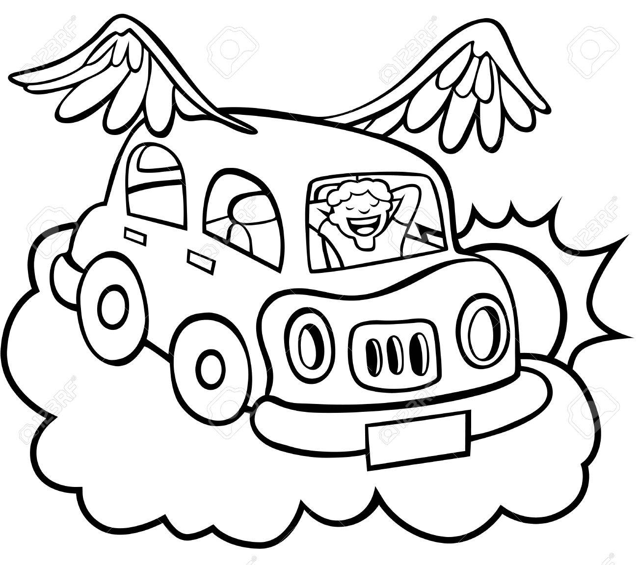 Flying Car Drawing at GetDrawings Free download