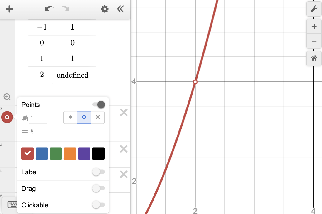 Connecting Coordinate Points Desmos