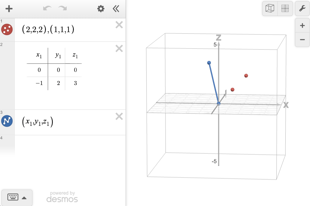 Connecting Coordinate Points Desmos