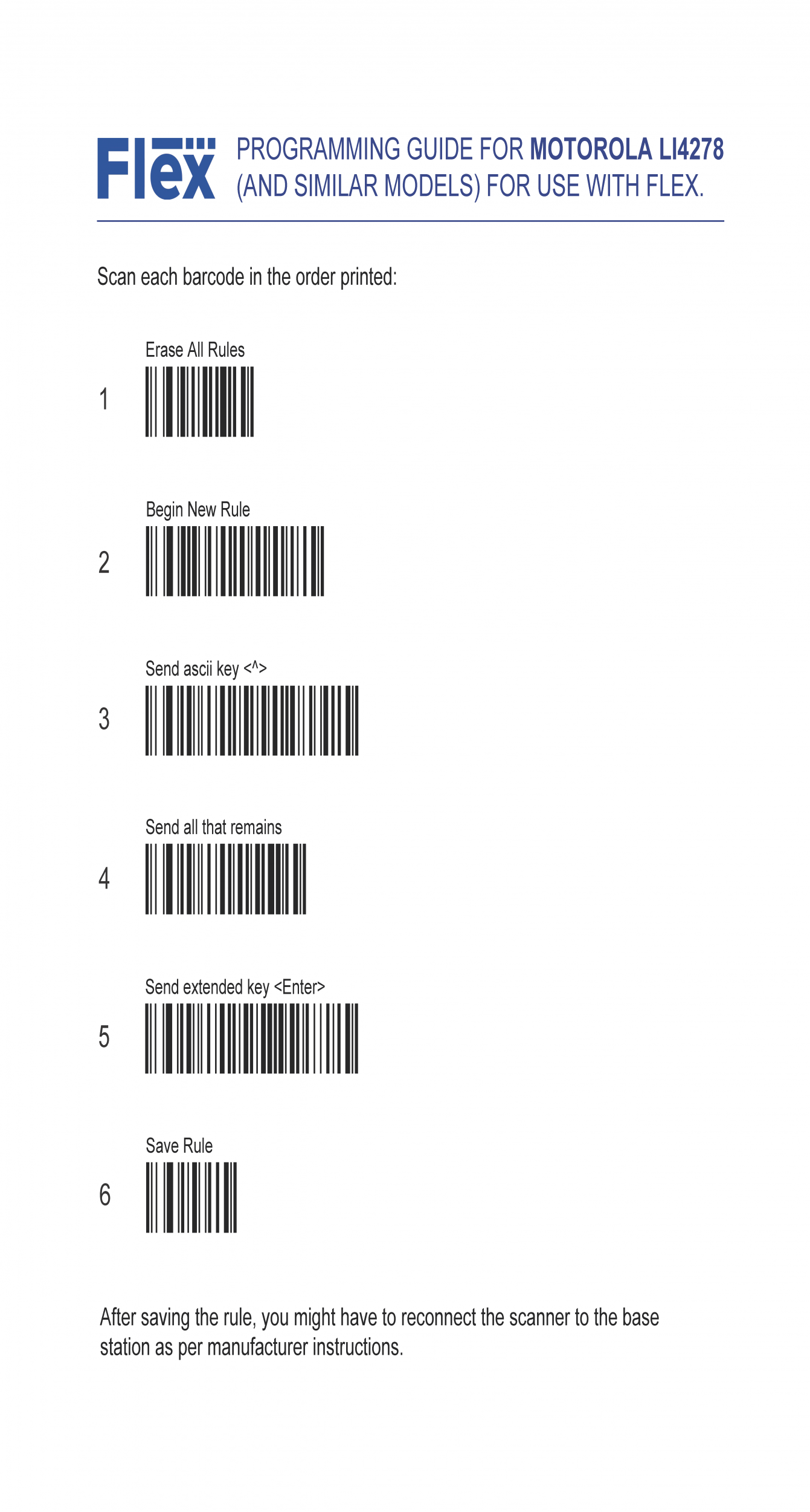 Configuring a Barcode Scanner Flex Rental Solutions