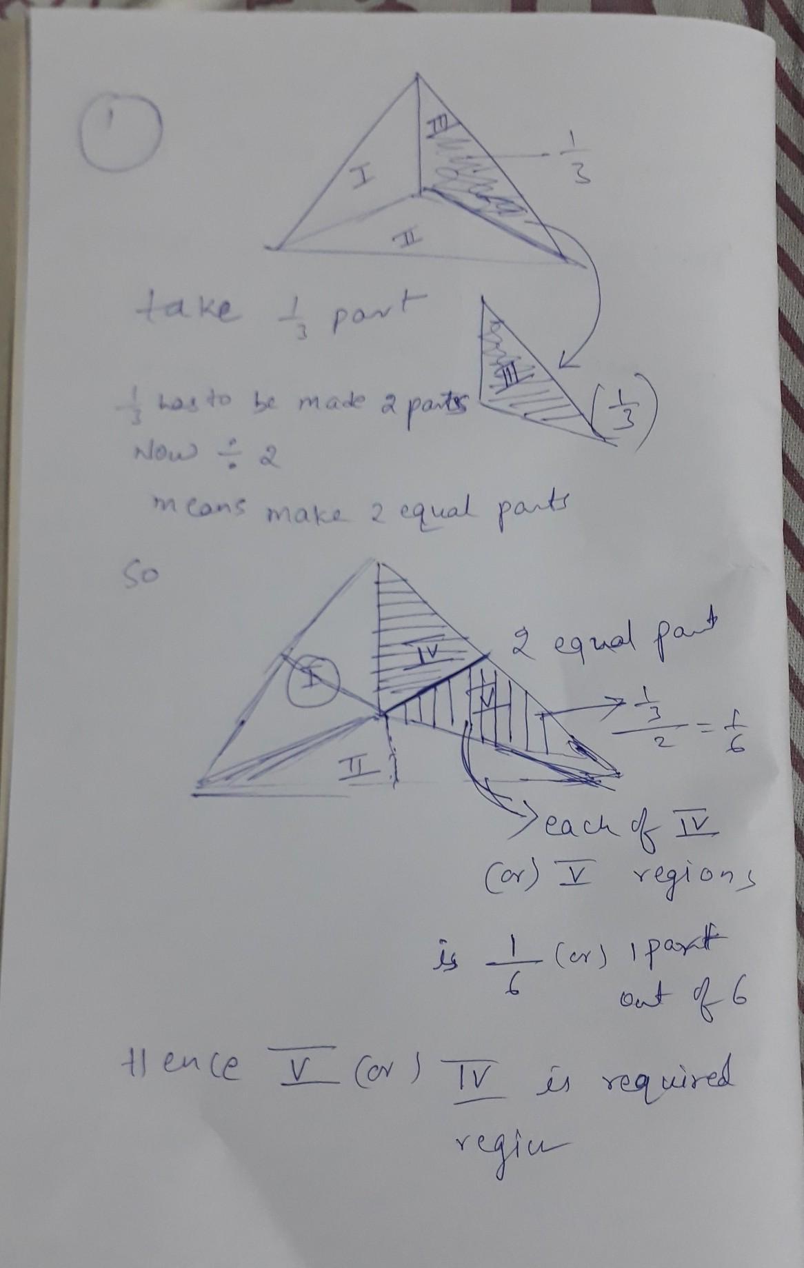 Draw a model of 1/3 ÷ 2 if correct i will give Brainliest - Brainly.in