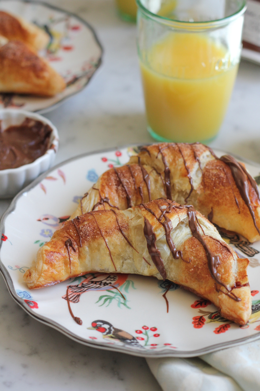 Apple Croissants_vert_plate | HipFoodieMom.com