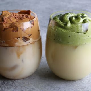 Dalgona Coffee + Whipped Matcha! The coffee sensation that is all over the internet! Dalgona coffee and I also made a Matcha Dalgona!