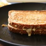 Gochujang Grilled Cheese sandwich. Grilled cheese with a kick. If you're a fan of gochujang, you are going to love this!