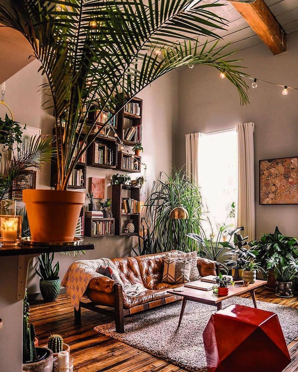 Bohemian Living Room With Rug » Arthatravel.com