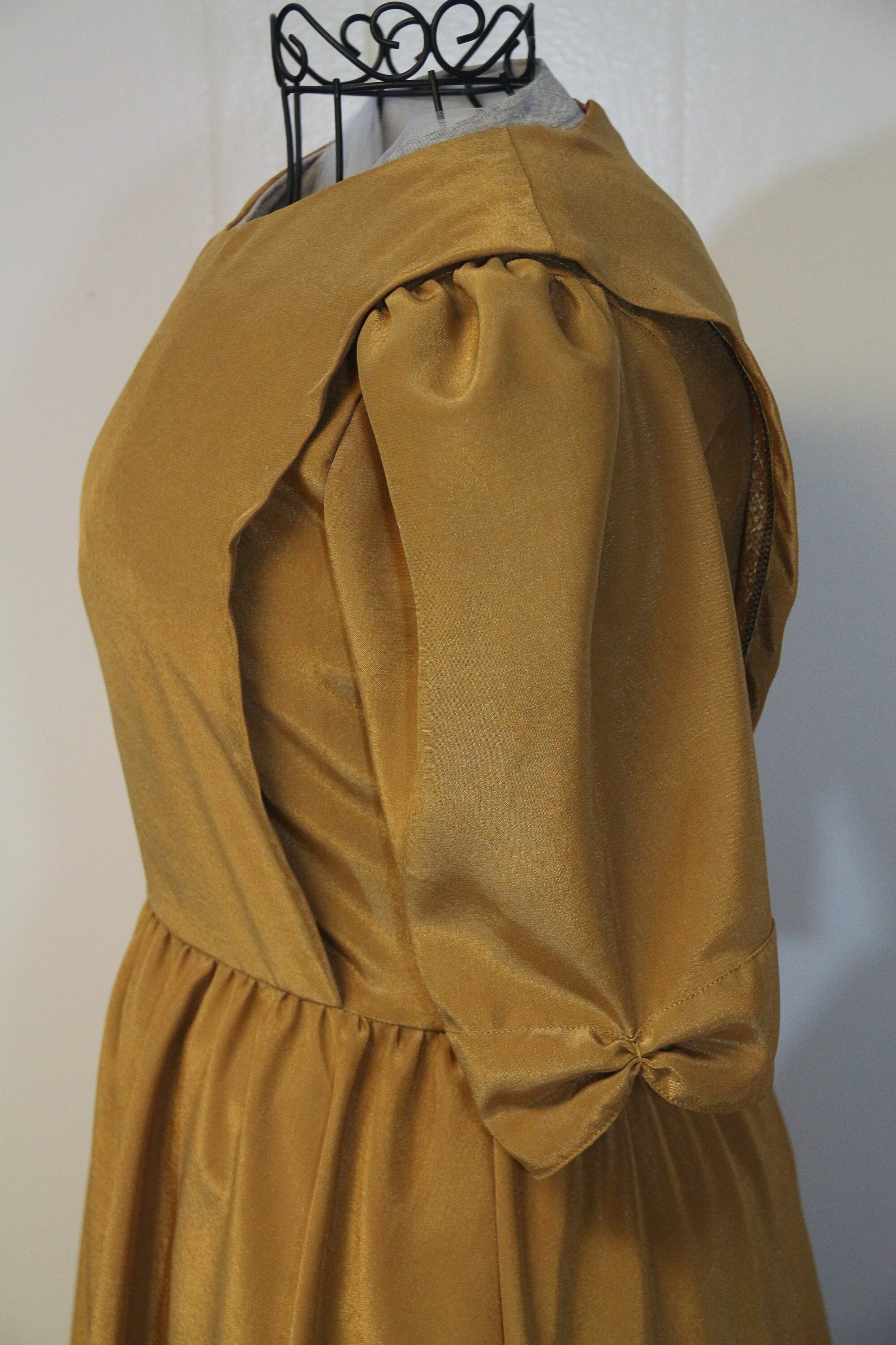 Gold Mennonite Cape Dress Size 8/M Modest Nursing Cape Dress Etsy