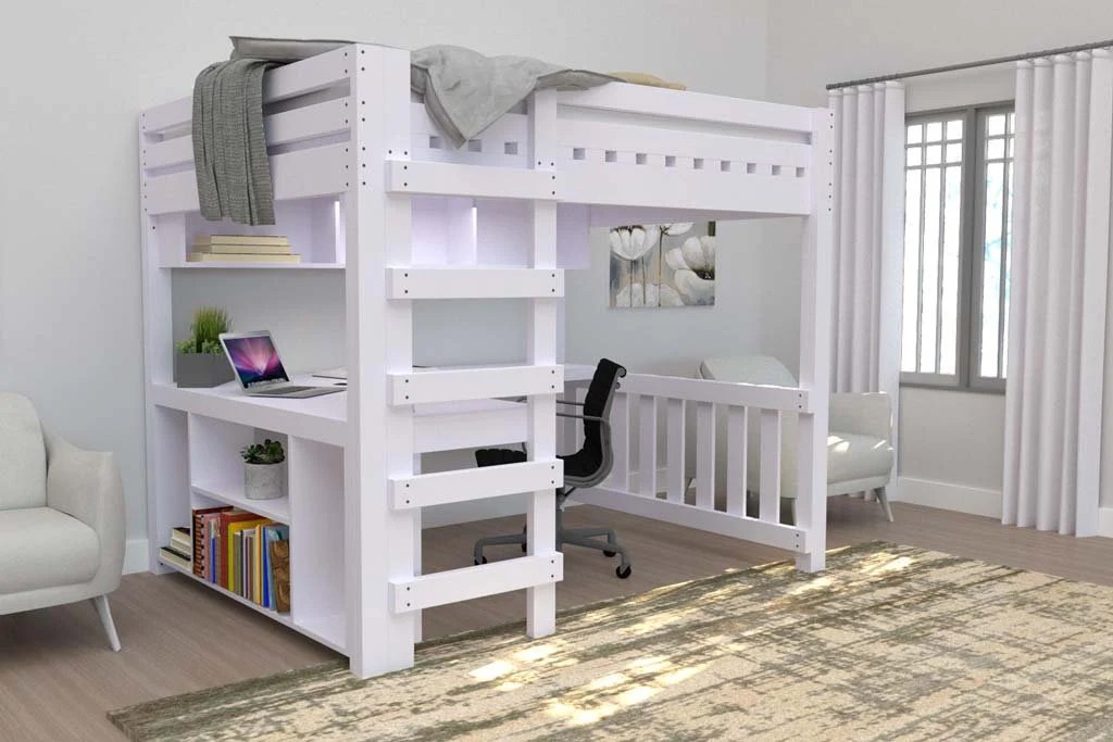 Queen Loft Bed With Stairs