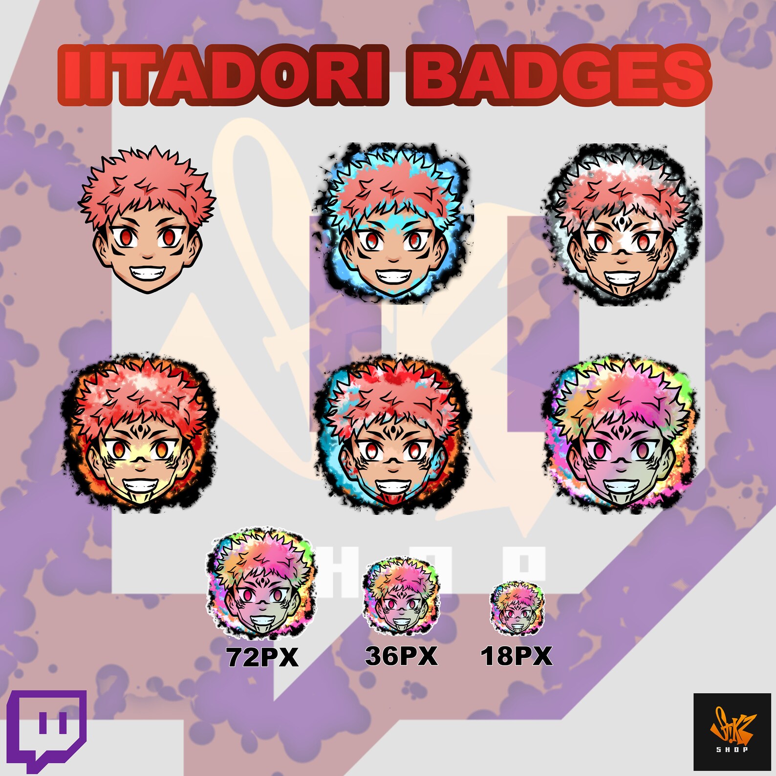 Emotes  Sub Badges Twitch  YouTube  Discord  Facebook  more platforms