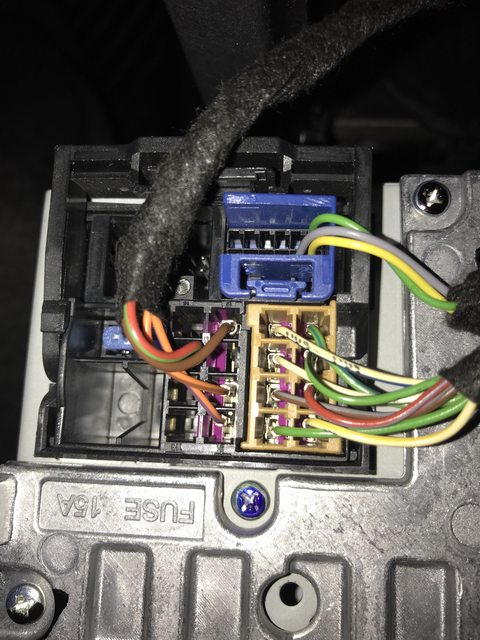 Audi A4 B8 Concert radio and amp wiring for subwoofer upgrade ( NON BOSE )