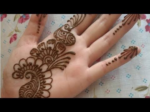 Arabic Simple Mehndi Design For Left Hand Front Side Novocom Top