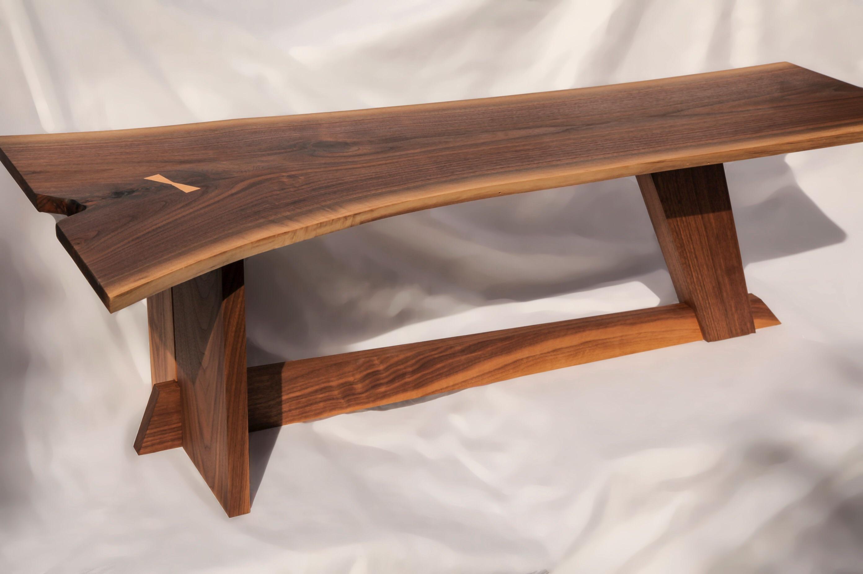 Walnut slab coffee table i finished recently (aic) woodworking