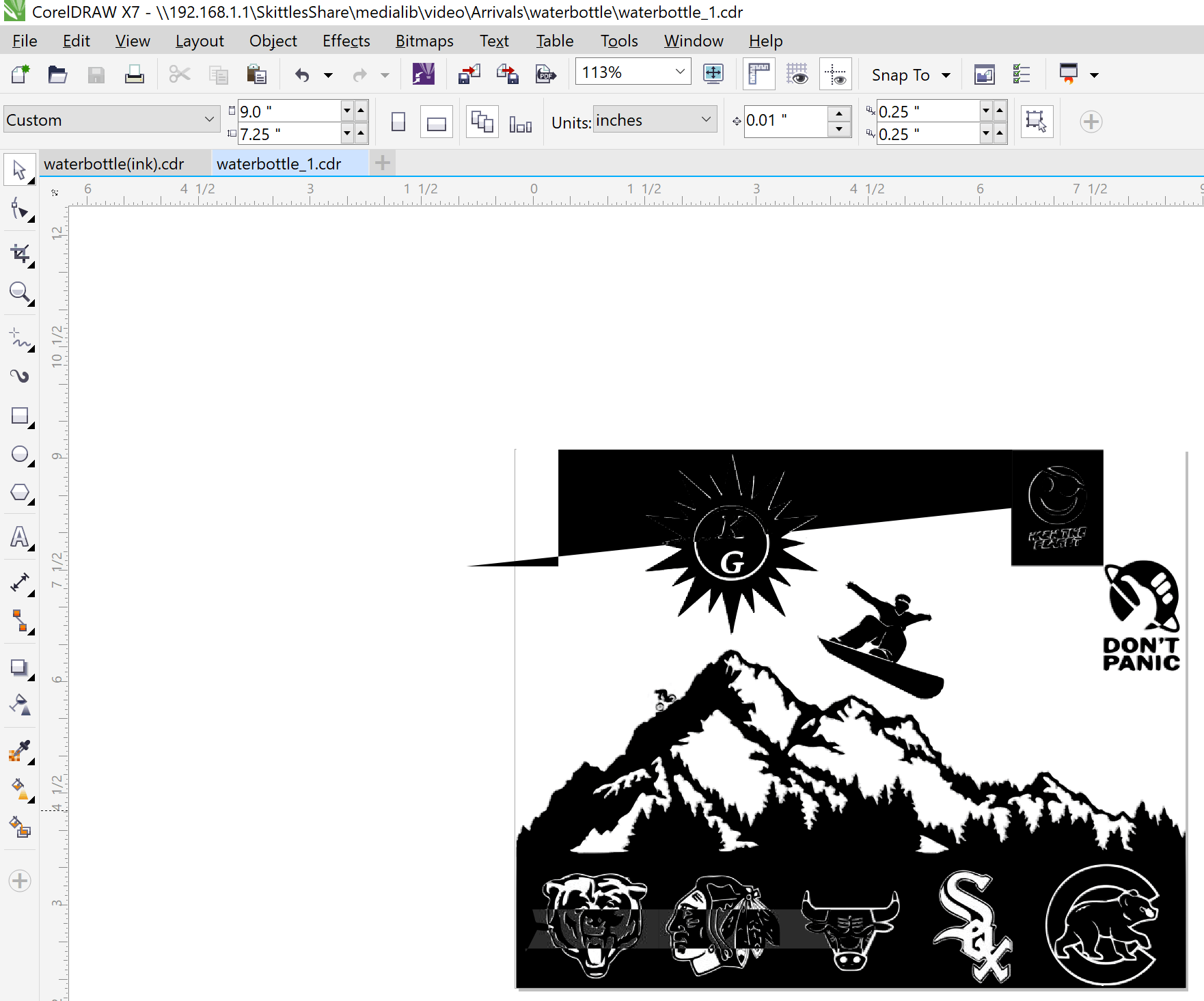 converted vector image doesnt show correctly in corel draw Graphic