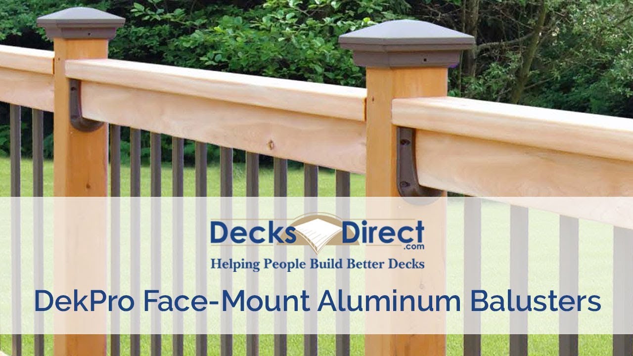 Face mount deck balusters 100 pack