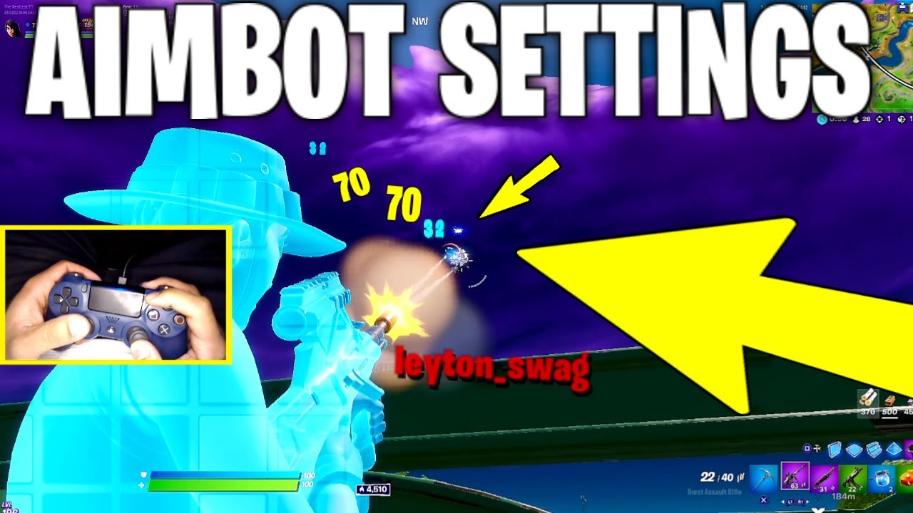 Best Aimbot Fortnite Controller Settings (Ps4 Xbox Pc) + Best