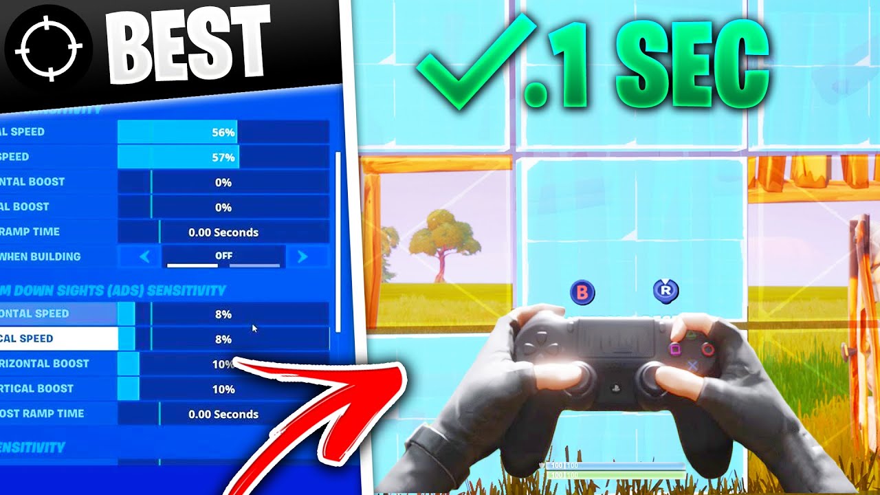 i tried the BEST CONTROLLER SETTINGS in Fortnite! BEST CONSOLE SETTINGS