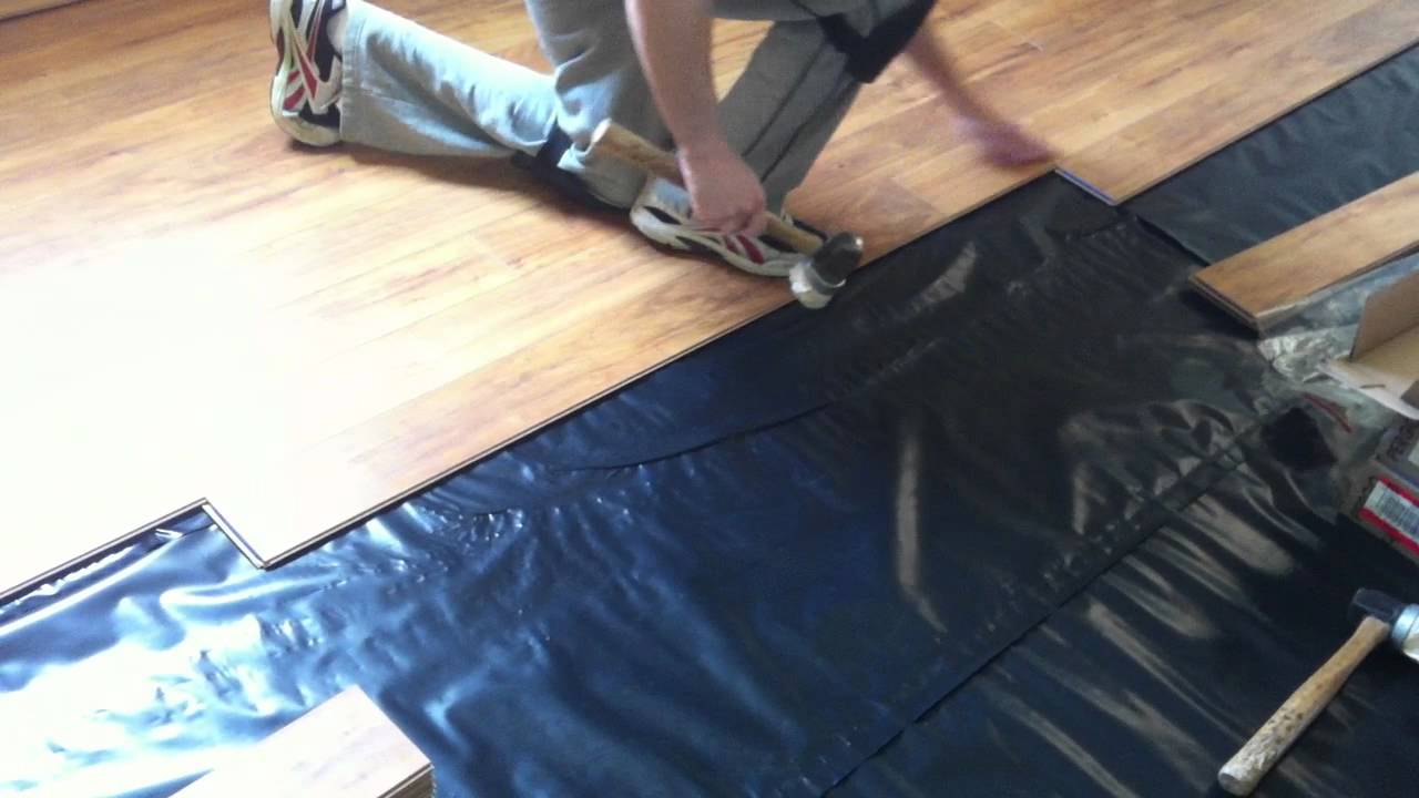 How to install Pergo laminate flooring on concrete