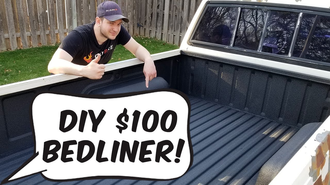 100 DIY Bed Liner Making an old truck bed new! YouTube