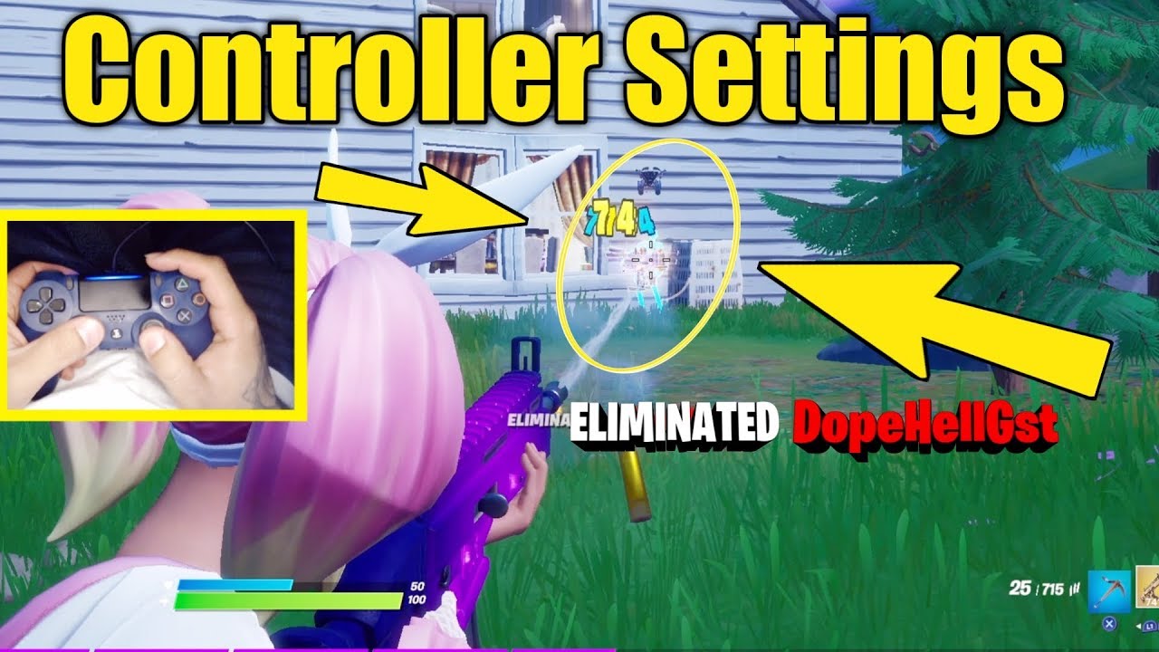 Aimbot Fortnite Ps4 Settings + 5 Minutes Of Aimbot On Exponential Aim