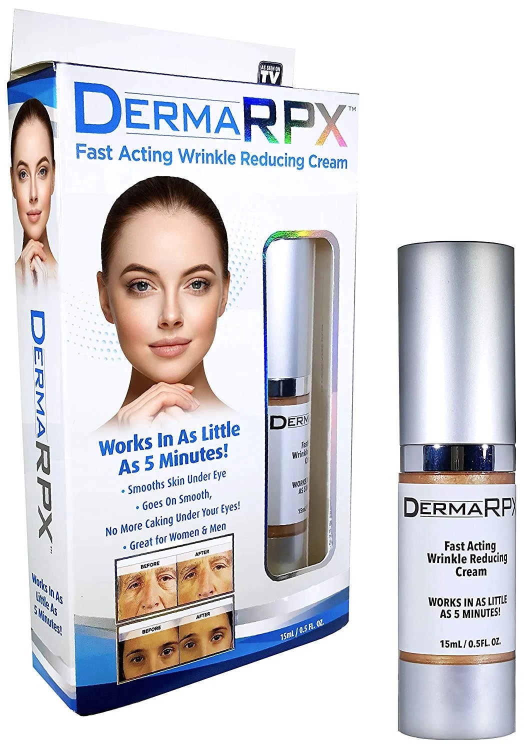 Derma RPX 5 Minute Anti Aging Cream, Wrinkle and Fine Lines Remover