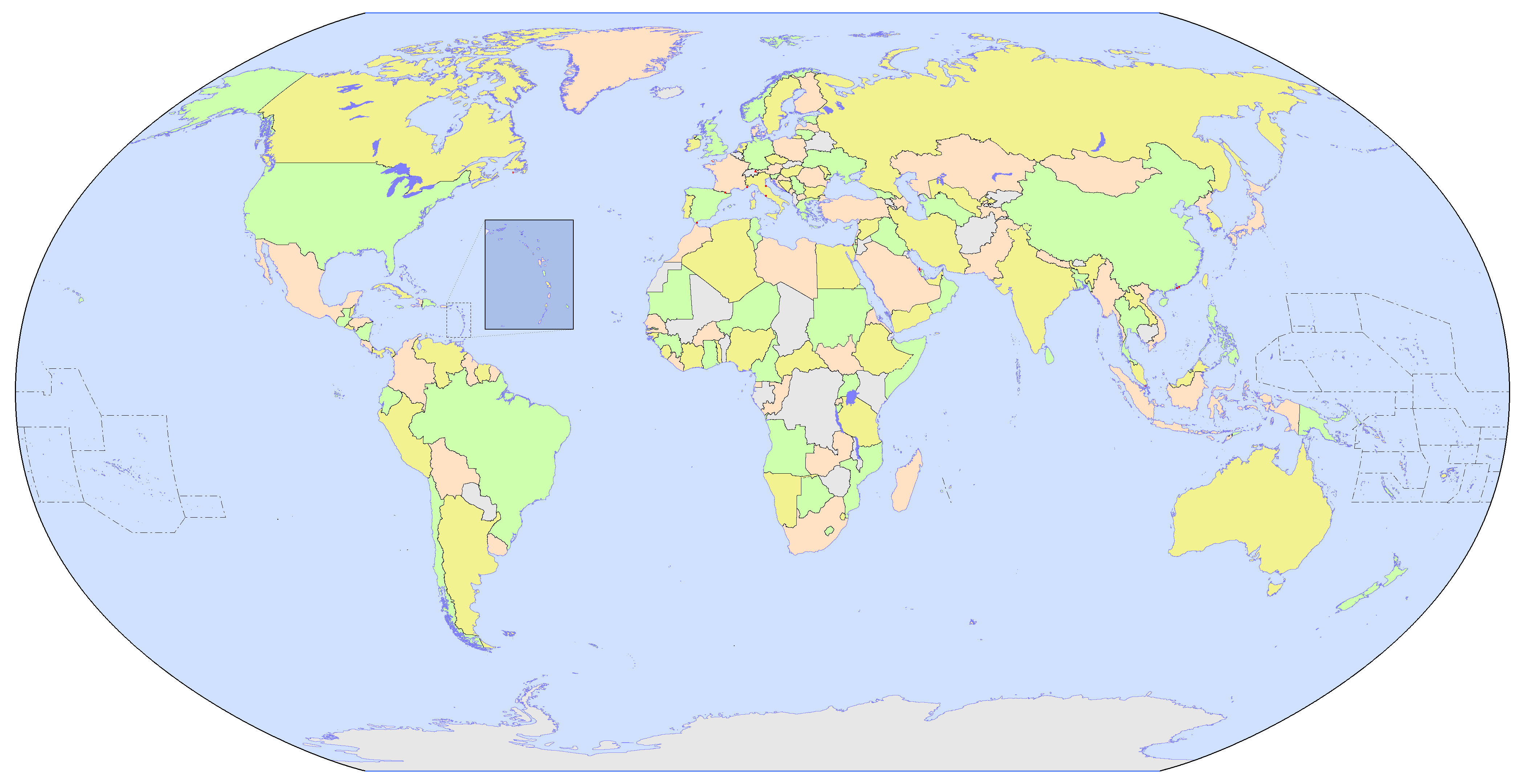 World Maps · Public Domain · PAT, the free, open source, portable atlas