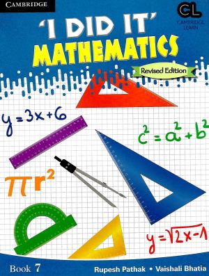 ‘I Did It’ Mathematics Level 7 Student’s Book