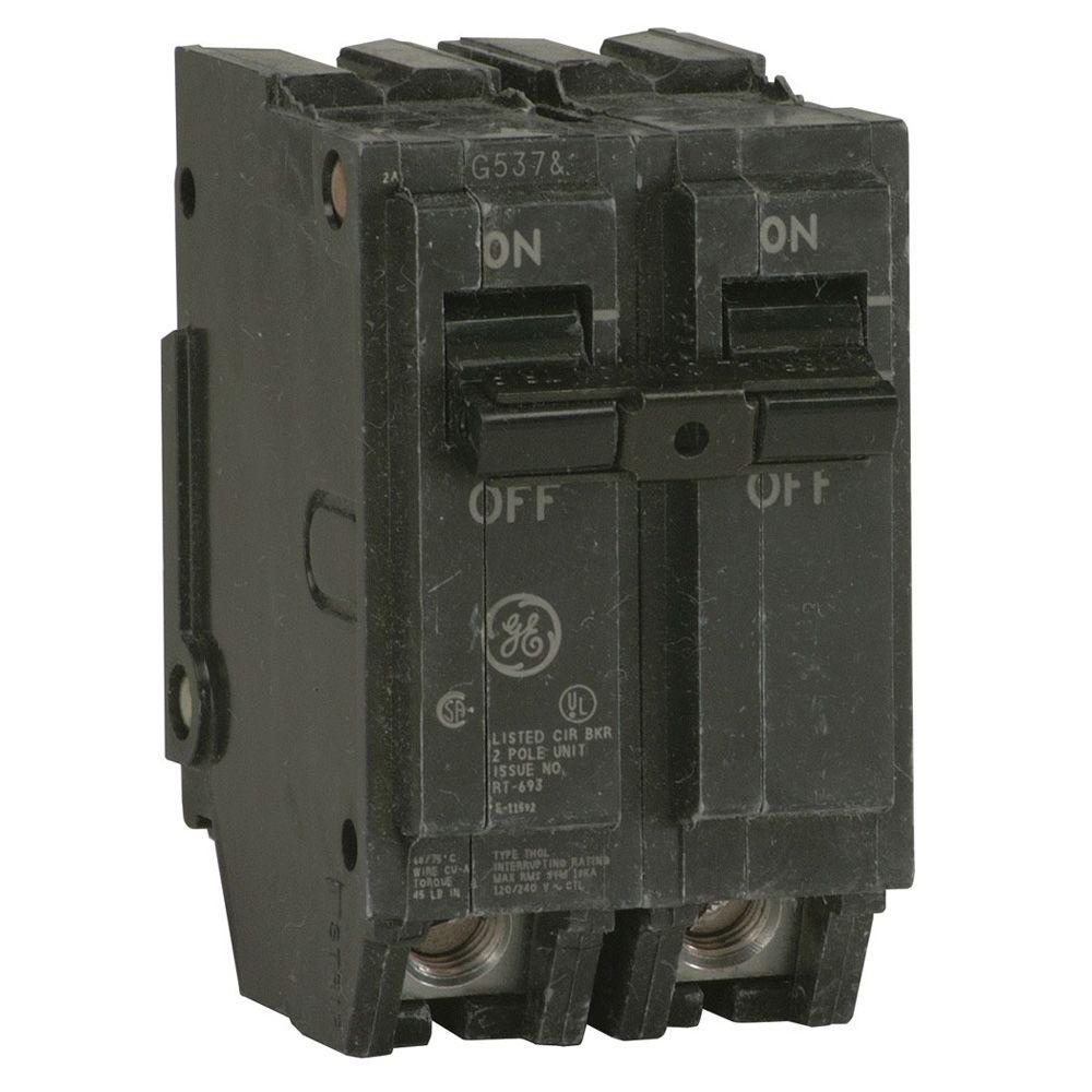 GE Q-Line 60 Amp 2 in. Double-Pole Circuit Breaker-THQL2160 - The Home