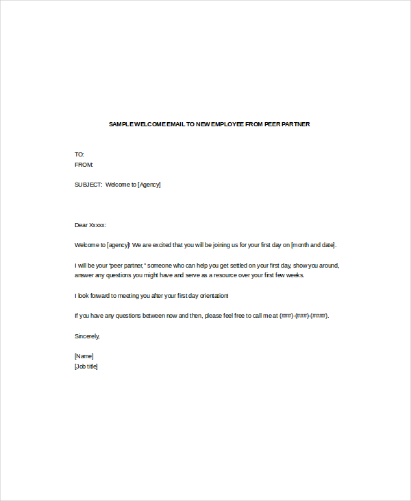 Email Template 5+ Free Word, PDF Documents Download Free