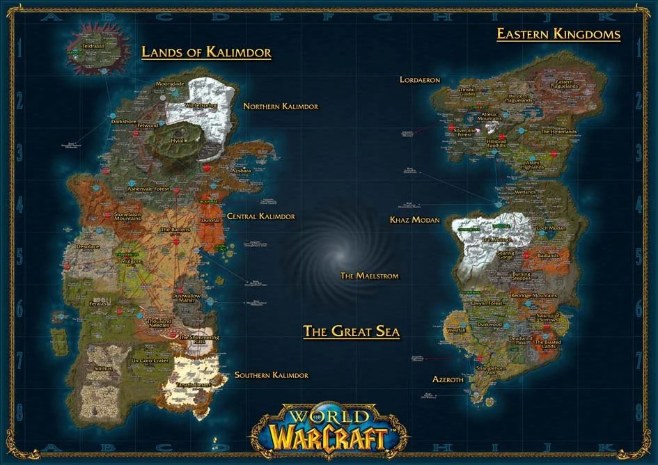 Map World Of Warcraft FUROSEMIDE