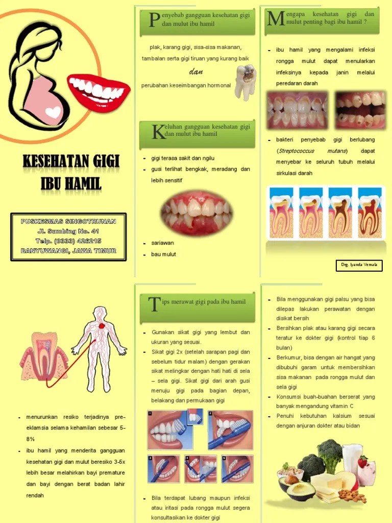 Leaflet Gigi Dan Mulut Ibu Hamil