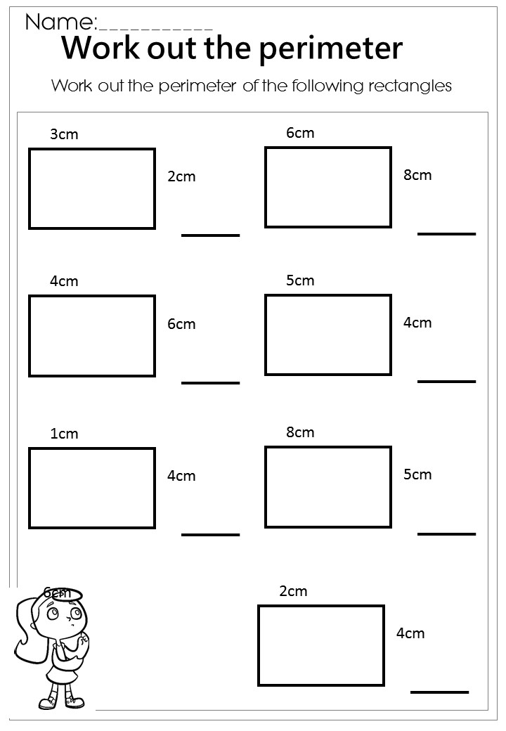 Printable Perimeter Worksheets