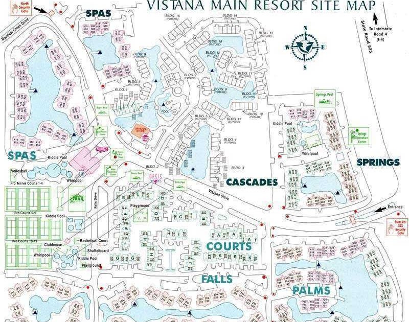 29 Sheraton Vistana Resort Map Maps Database Source