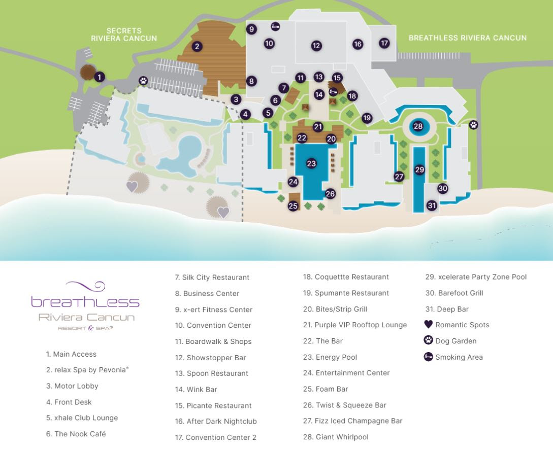 Map Of Cancun And Riviera Maya Maping Resources