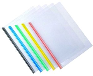 SHARMA BUSINESS™ A4 Size Report Sliding Bar Cover Strip File Folder Strip File (Pack of 15 Files)