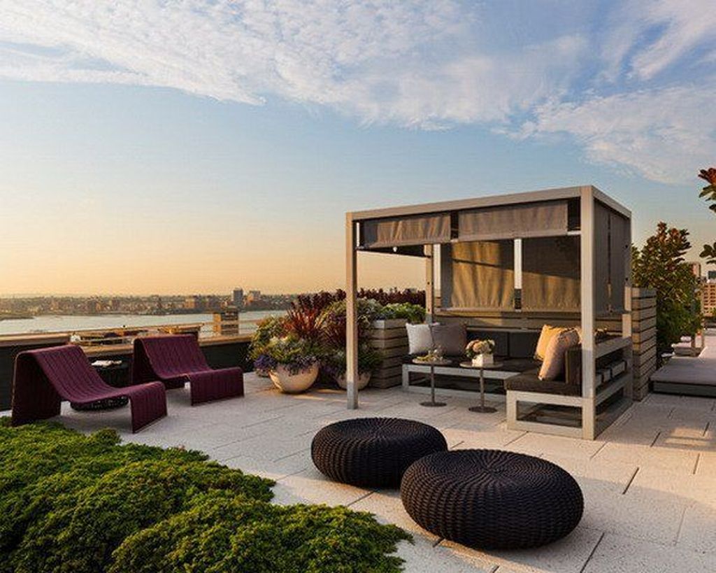 Nice Rooftop Terrace Design Ideas 30