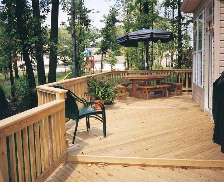 A must is a wrap around deck Interior or Exterior Decor. Pinterest