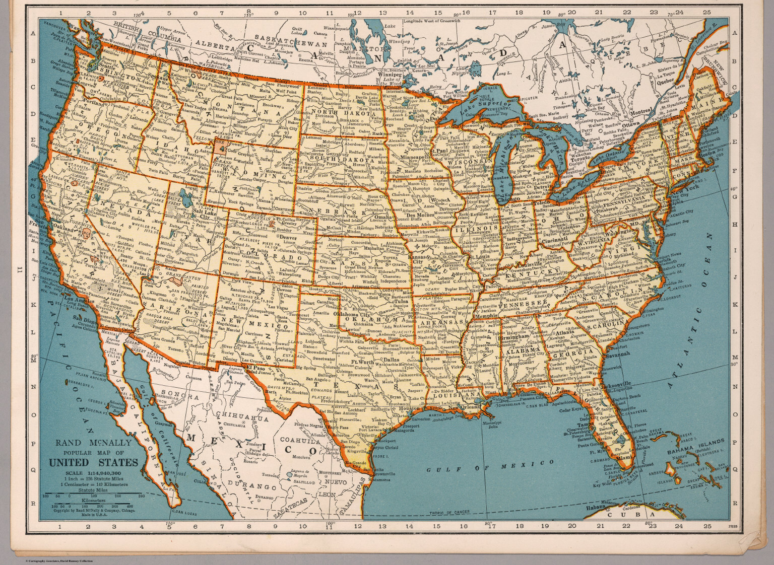 Rand Mcnally Map Of The United States Time Zones Map