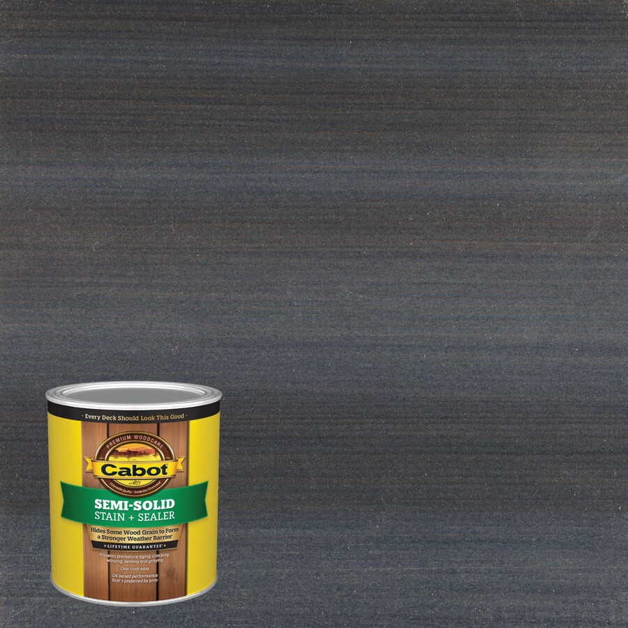 Cabot PreTinted Newburyport Blue SemiSolid Exterior Stain (1Quart) in the Exterior Stains