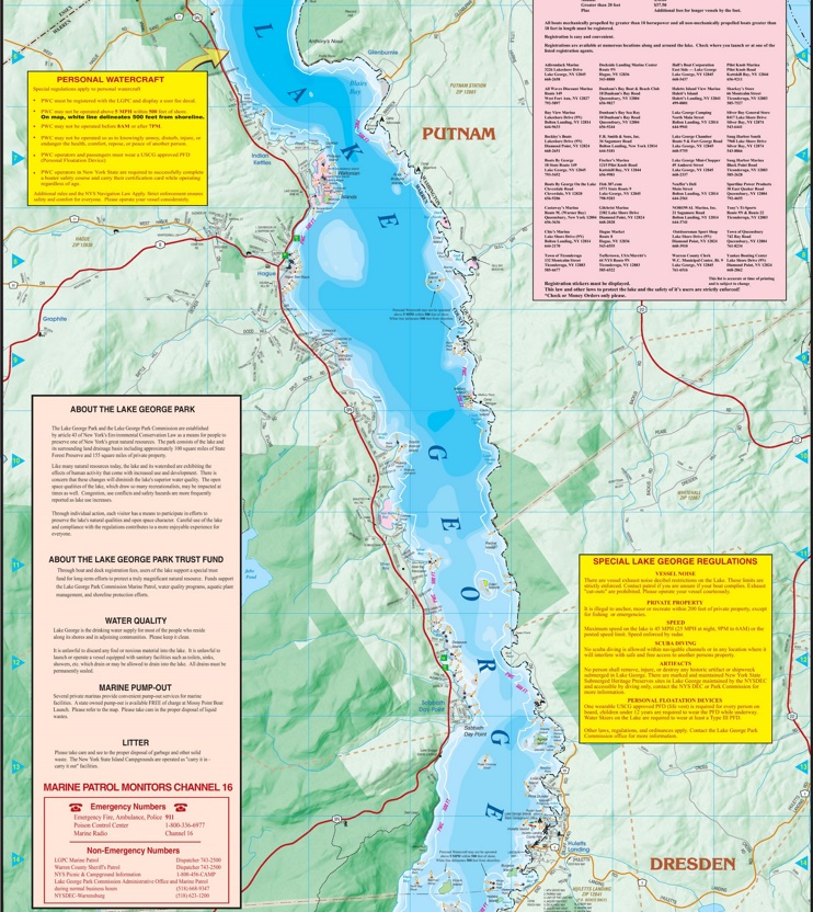 Large detailed tourist map of Lake (part2, NorthMiddle)