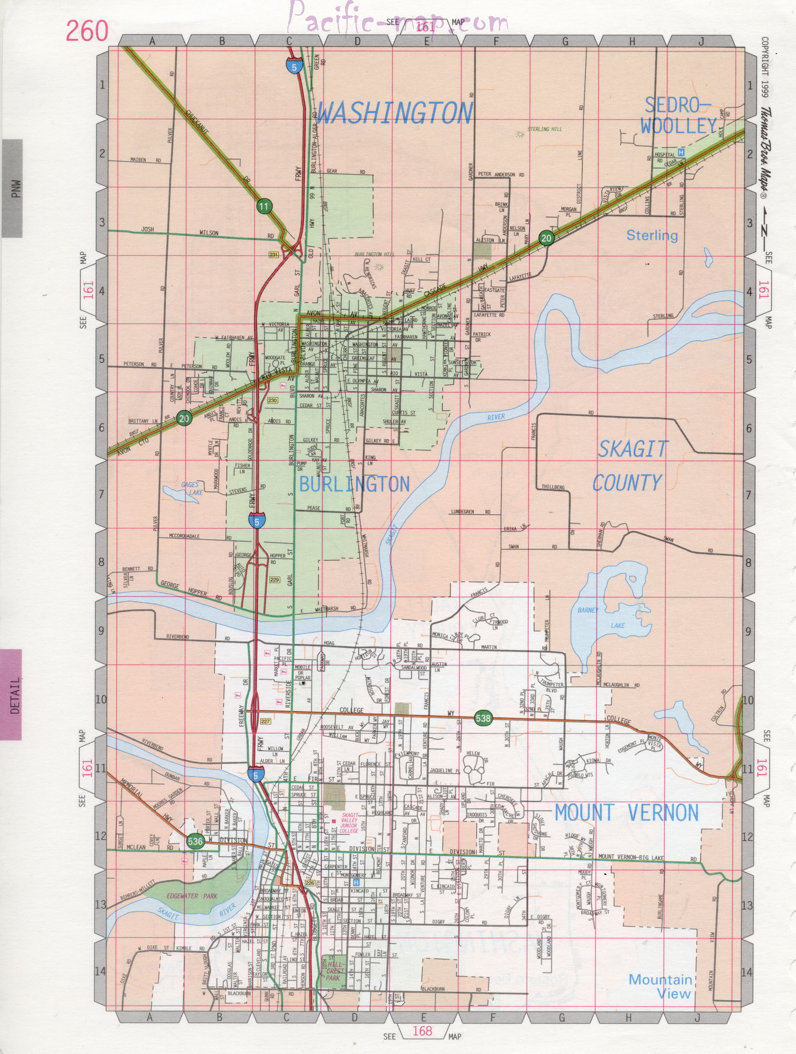 Mount Vernon Washington Map