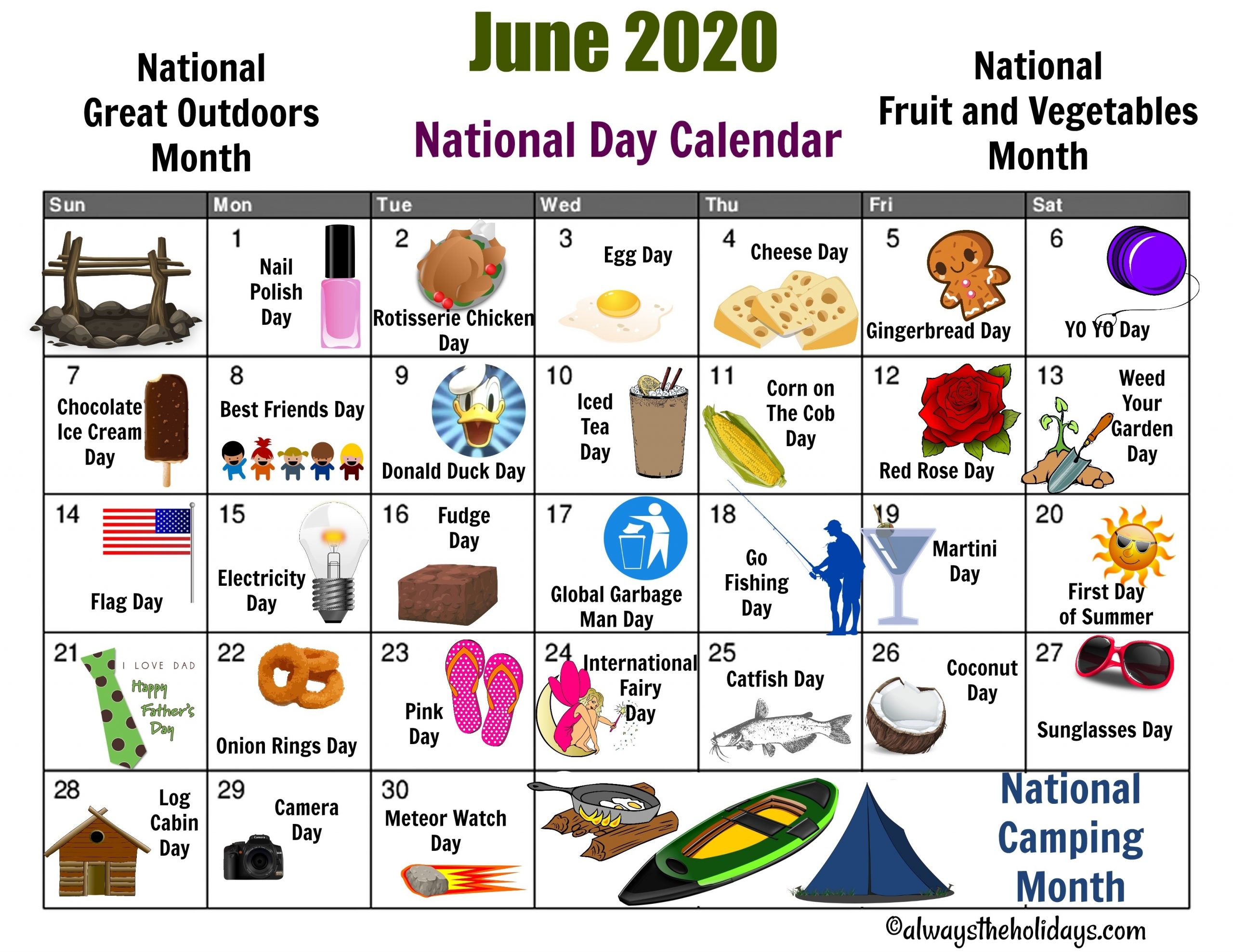 National What Day Calendar 2020 02/2022